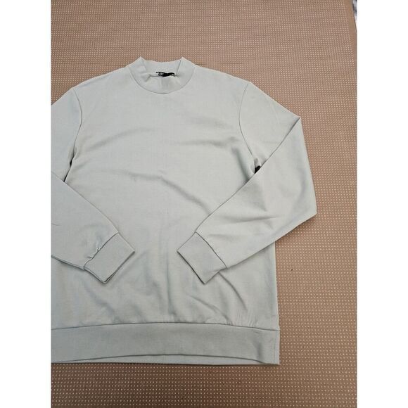 Zara Half Zip Pullover Sweater Sweatshirt Mens Size Large - Picture 9 of 13